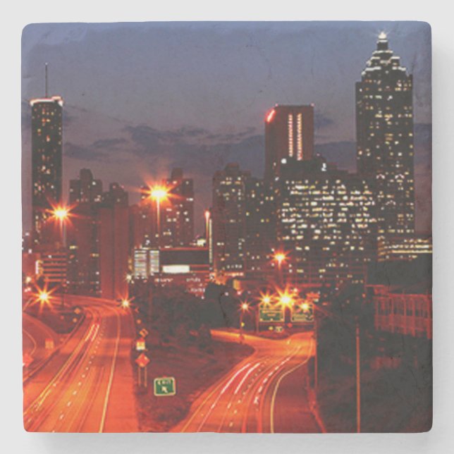 Connector Atlanta Marble Stone Coaster. Coaster (Front)