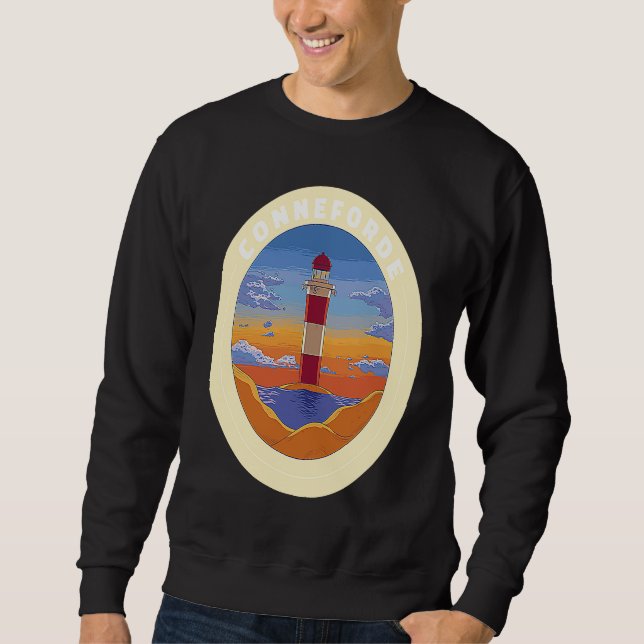 Conneforde Niedersachsen Germany Skyline Silhouett Sweatshirt (Front)