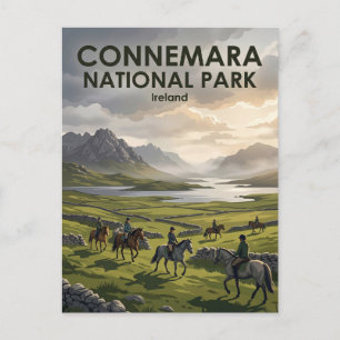 Connemara National Park Ireland Postcard