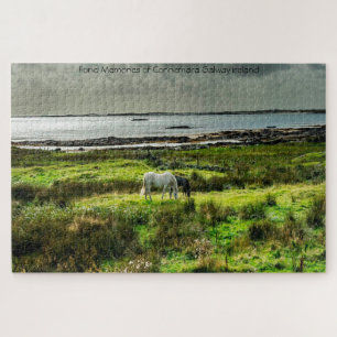 Connemara ponies Galway Ireland. Jigsaw Puzzle