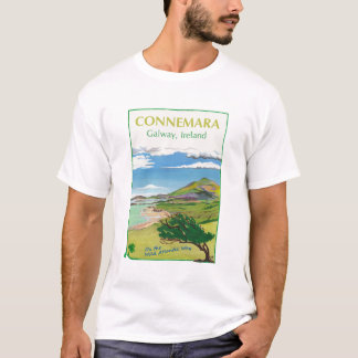 Connemara Travel Poster T shirt Design