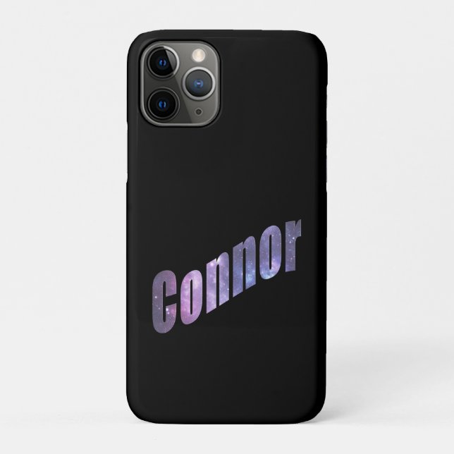 Conner, Name Made From Blue Nebula Clouds, Case-Mate iPhone Case (Back)