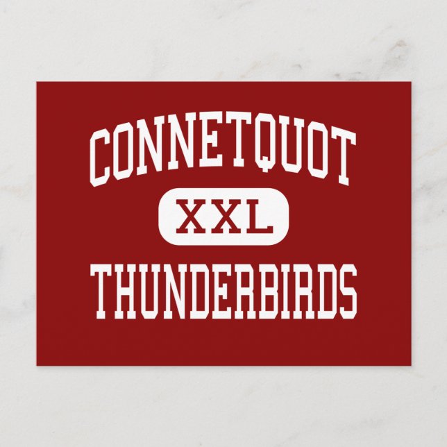 Connetquot - Thunderbirds - High - Bohemia Postcard (Front)