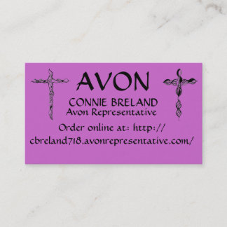 CONNIE BRELAND YOUR AVON REP BUSINESS CARD
