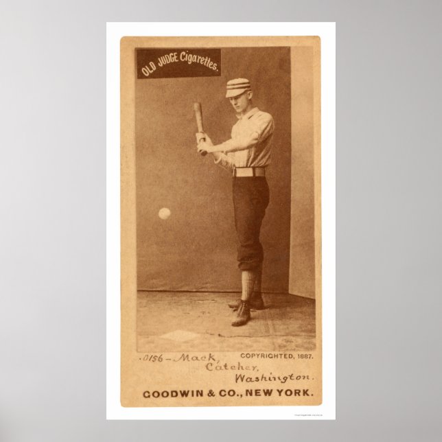 Connie Mack Baseball 1887 Poster (Front)