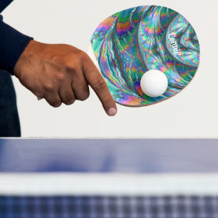 CONNIE ~ PASTELS ~ Original Fractal ~ Ping Pong ~ Paddle