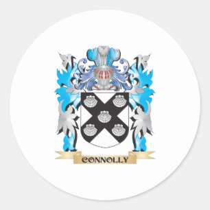 Connolly Coat of Arms - Family Crest Classic Round Sticker