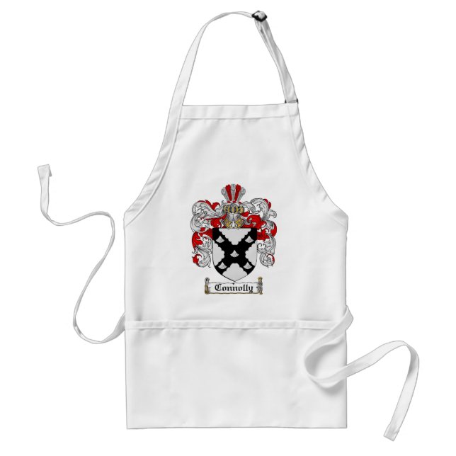 CONNOLLY FAMILY CREST -  CONNOLLY COAT OF ARMS STANDARD APRON (Front)