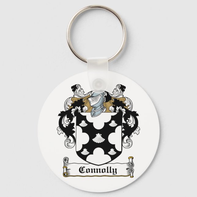 Connolly Family Crest Key Ring (Front)