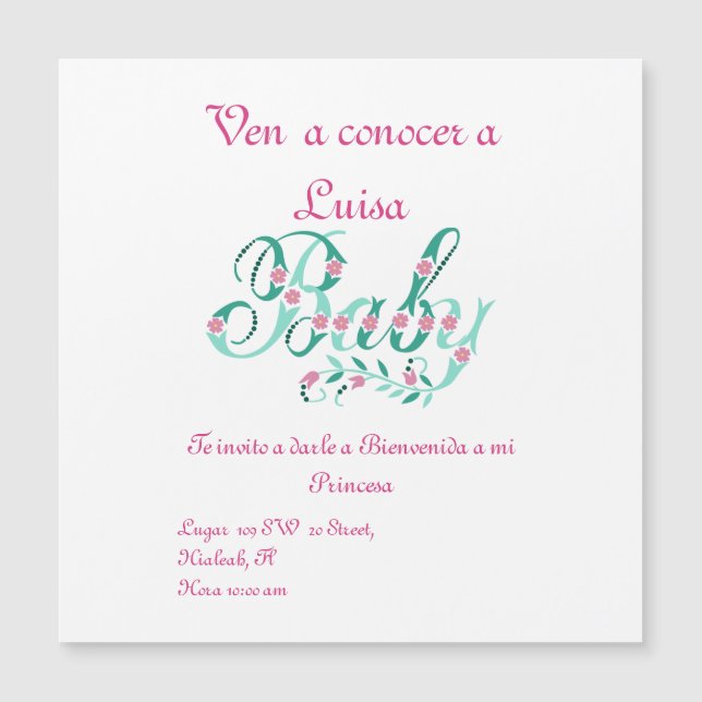 Conoce mi Bebe (Front)