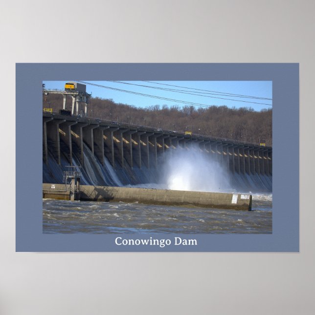 Conowingo Dam Photo Poster (Front)