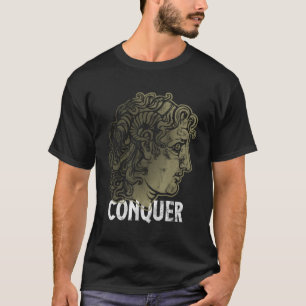 Conquer Alexander The Great Head Ancient Greece De T-Shirt