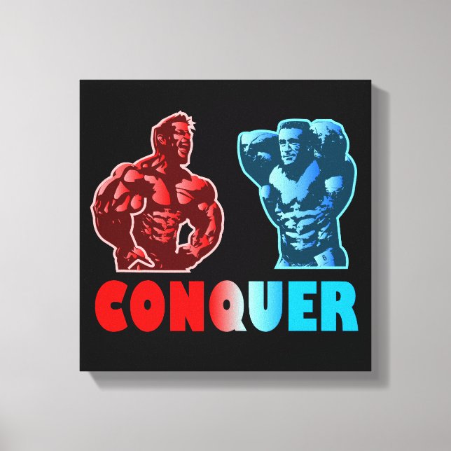 Conquer Canvas Print (Front)