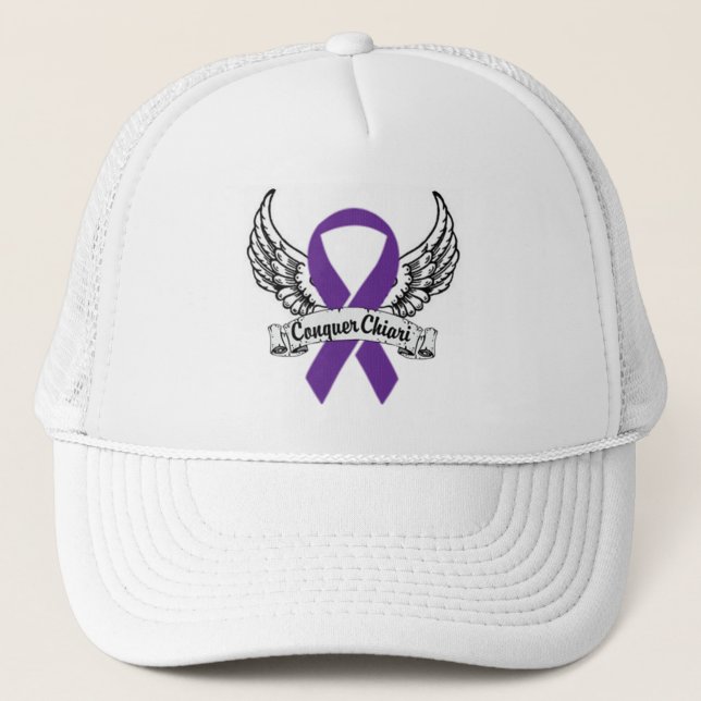 Conquer Chiari Trucker Hat (Front)