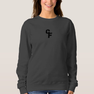 Conquer Fitness Sedona crew neck black font Sweatshirt