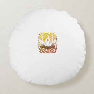 conquer from within.... round cushion