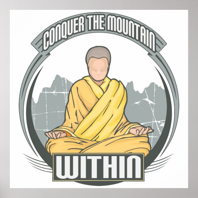 Conquer the Mountain Within Poster (Front)
