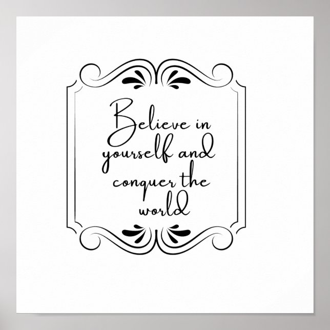 Conquer the  World Poster (Front)