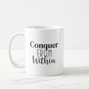 Conquer Within - Gym Hustle Success Motivational Coffee Mug