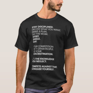 Conquer Yourself - Motivational T-Shirt