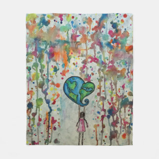 Conquering Chaos Love Fleece Blanket