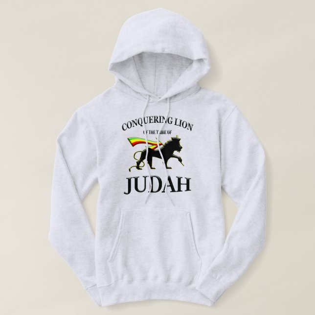 Conquering Lion of Judah Hoodie (Design Front)