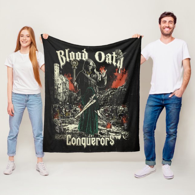 Conquerors - Retro MetalCore Fleece Blanket (In Situ)