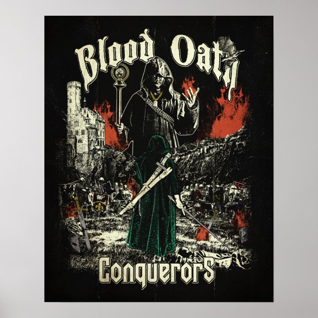 Conquerors - Retro MetalCore Poster (Front)
