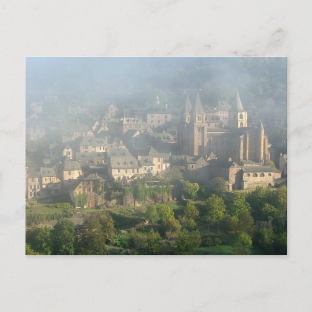 Conques, France postcard (Front)