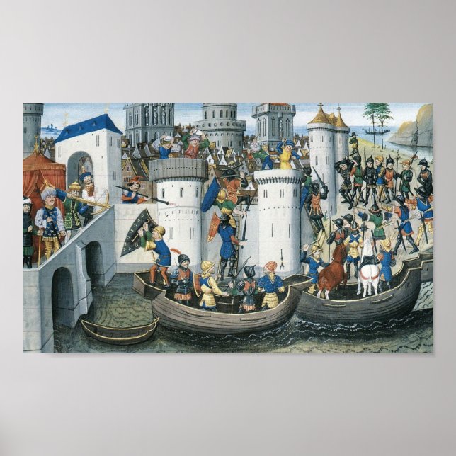 Conquest of Constantinople by the Crusaders, 1204 Poster (Front)