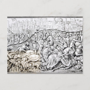 Conquest of Jerusalem by Charlemagne Postcard