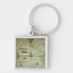 Conquest of Mexico and Peru Key Ring