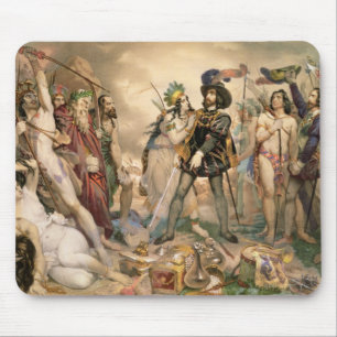 Conquest of Mexico Mouse Pad