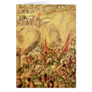 Conquest of Mexico: the Spaniards retreating