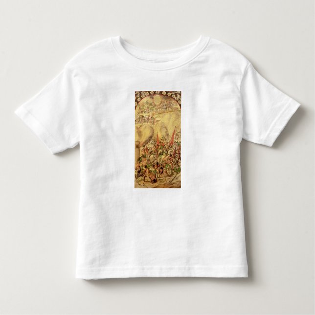 Conquest of Mexico: the Spaniards retreating Toddler T-Shirt (Front)