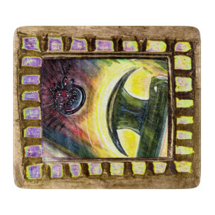 Conquest Over Evil Cutting Board