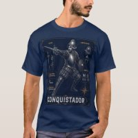 Conquistador Blueprint Poster