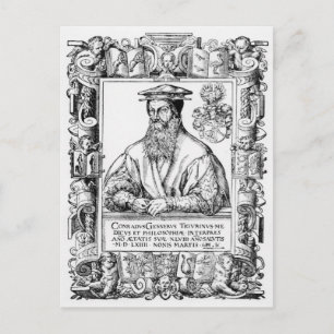 Conrad Gesner Postcard