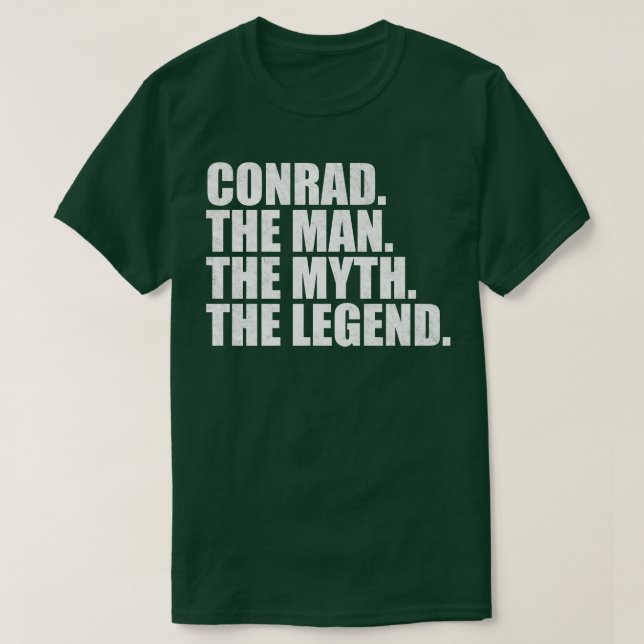 ConradConrad Name Conrad given name T-Shirt (Design Front)
