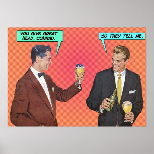 Conrad's Gift [funny gay poster] Poster (Front)