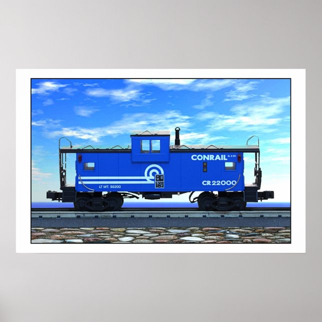 CONRAIL CABOOSE POSTER (Front)