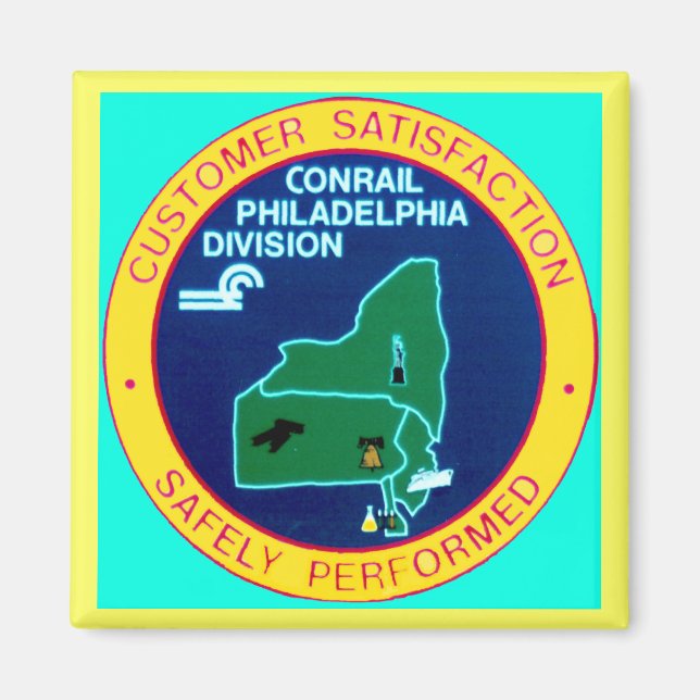 Conrail Philadelphia Division Magnet (Front)