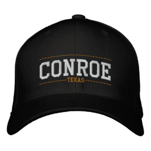 Conroe Texas USA Embroidered Hats