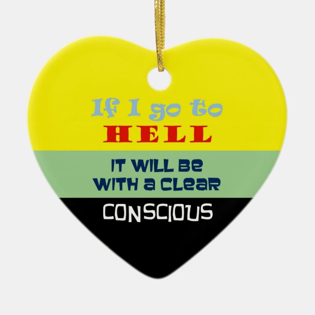 Conscious Hell - Car Mirror Ornament (2 Sides) (Front)