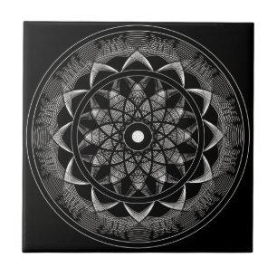 Consciousness - Sacred Geometry Mandala Tile