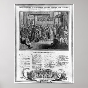 Consecration and Coronation of Henri IV Poster
