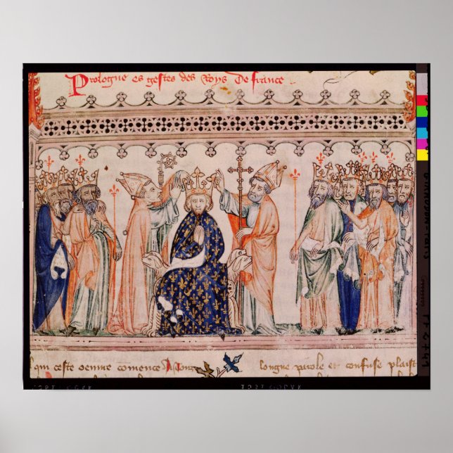 Consecration Philippe III le Hardi King of Poster (Front)
