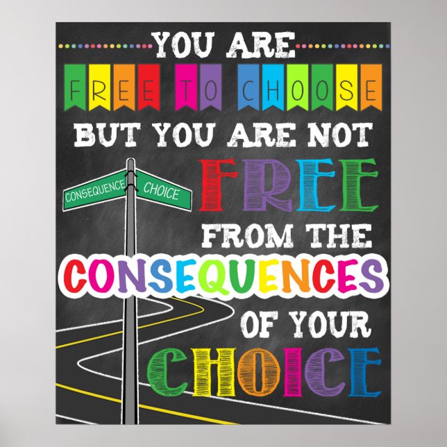 Consequences Poster Inspirational Art (Front)
