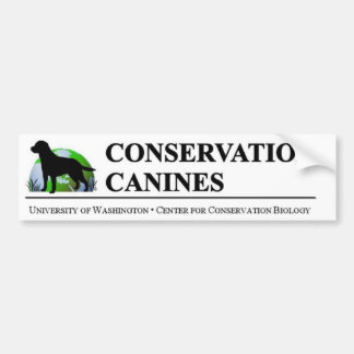 Conservation Canine Bumper Sticker