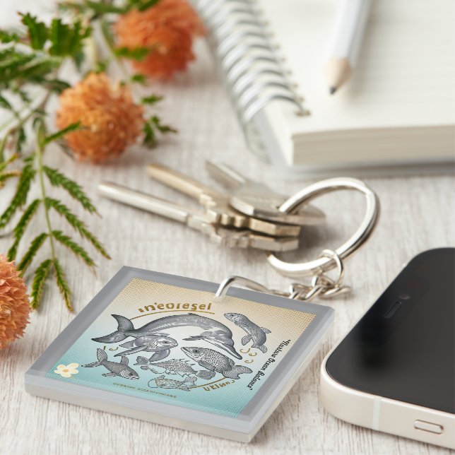 "Conservation Currents" Key Ring (Front Right)